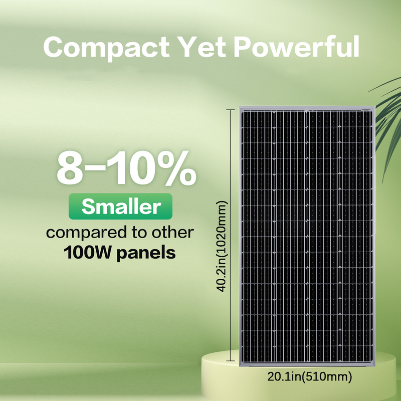 12v Solarpanel 120w Mono Off-Grid-Strom für Wohnwagen