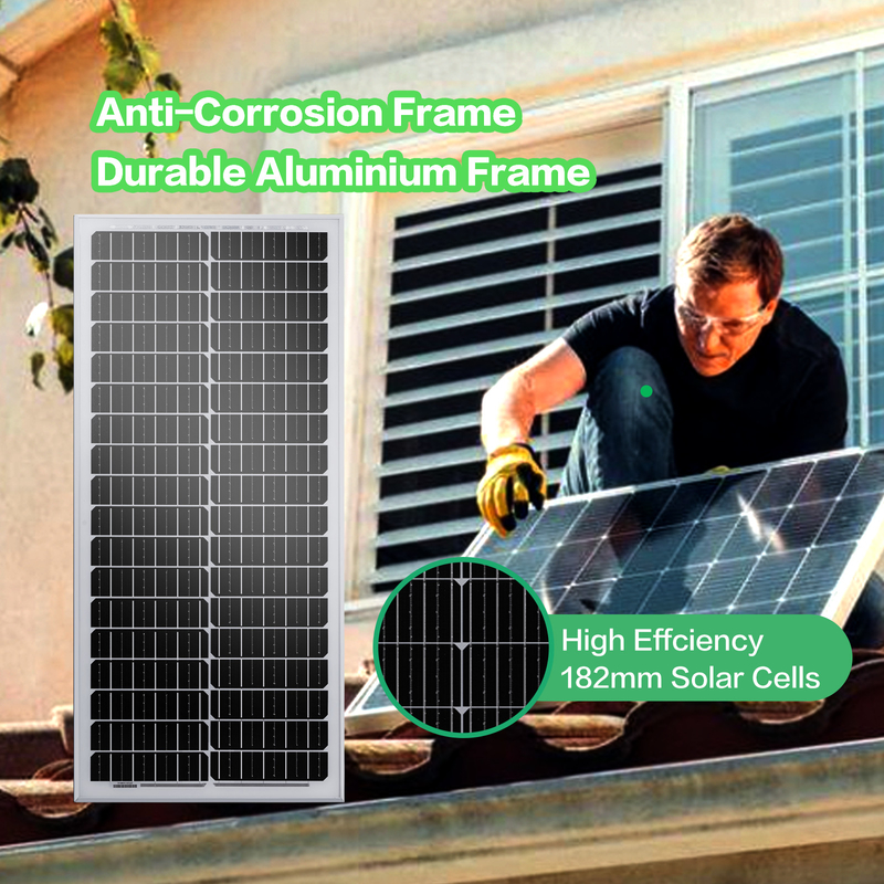 12v Solarpanel 120w Mono Off-Grid-Strom für Wohnwagen