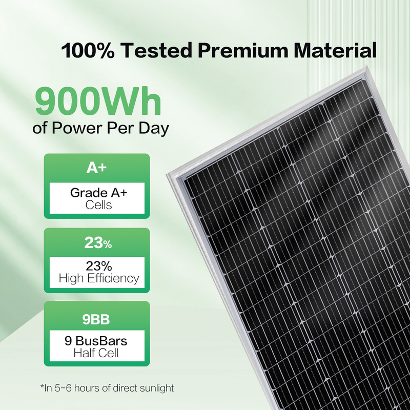 150w Solarpanel 12v Mono Off-Grid-Strom für Wohnmobil