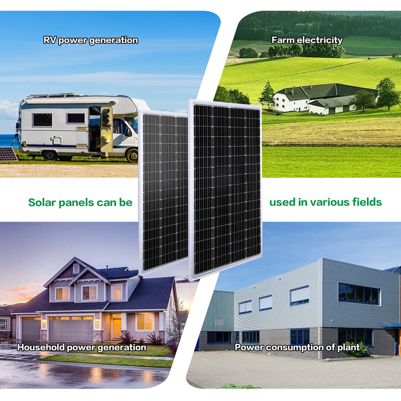 150w Solarpanel 12v Mono Off-Grid-Strom für Wohnmobil
