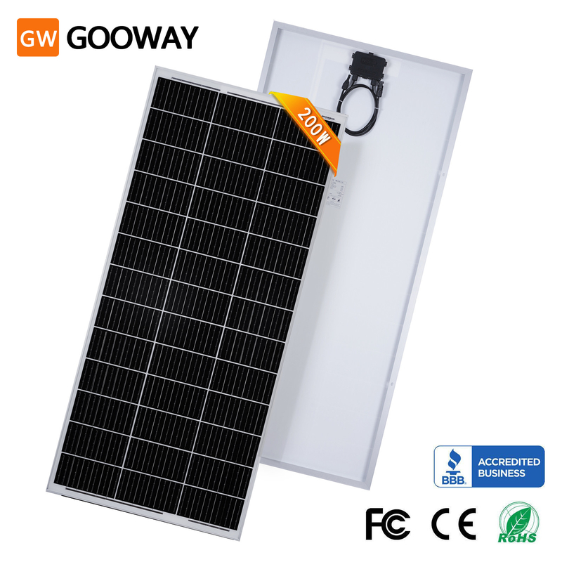 200w Solarpanel 12v Mono Off-Grid-Strom für Wohnwagen