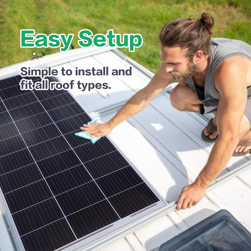 200w Solarpanel 12v Mono Off-Grid-Strom für Wohnwagen