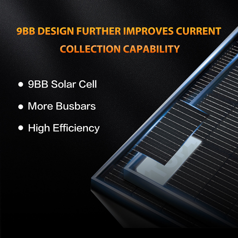 200w 400w 800w Solarpanel-Kit 12v mit Montage-Behältnissen RV Caravan Camper Van
