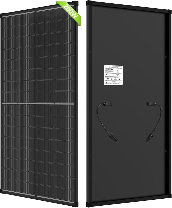 200w Solarpanel Mono Off-Grid-Strom für Rv Campervan Boot Caravan Wohnmobil UK
