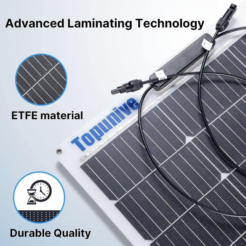 100w flexibles Solarpanel 12v für Wohnwagen RV Bootskabine Heim Wohnwagen Van Shed UK