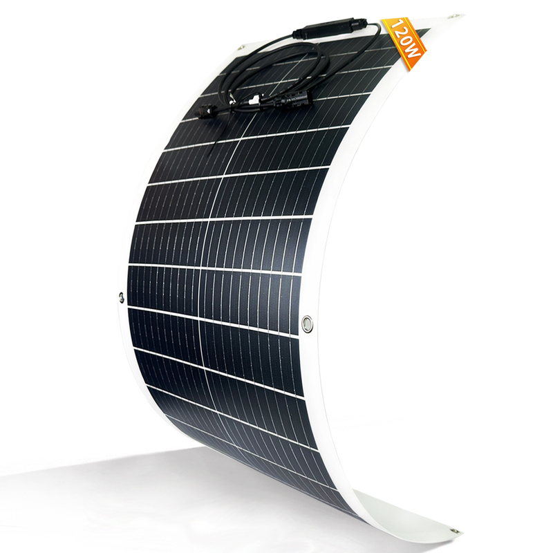 120w flexibles Solarpanel 12v Mono-Batterie für Rv Boot Marine Caravan Campervan
