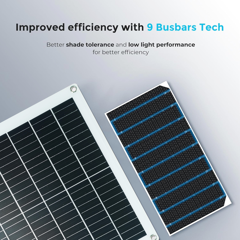 170w 200w Flexible Solar Panel 12v für Wohnwagen RV Boot Camper Van Marine Shed UK