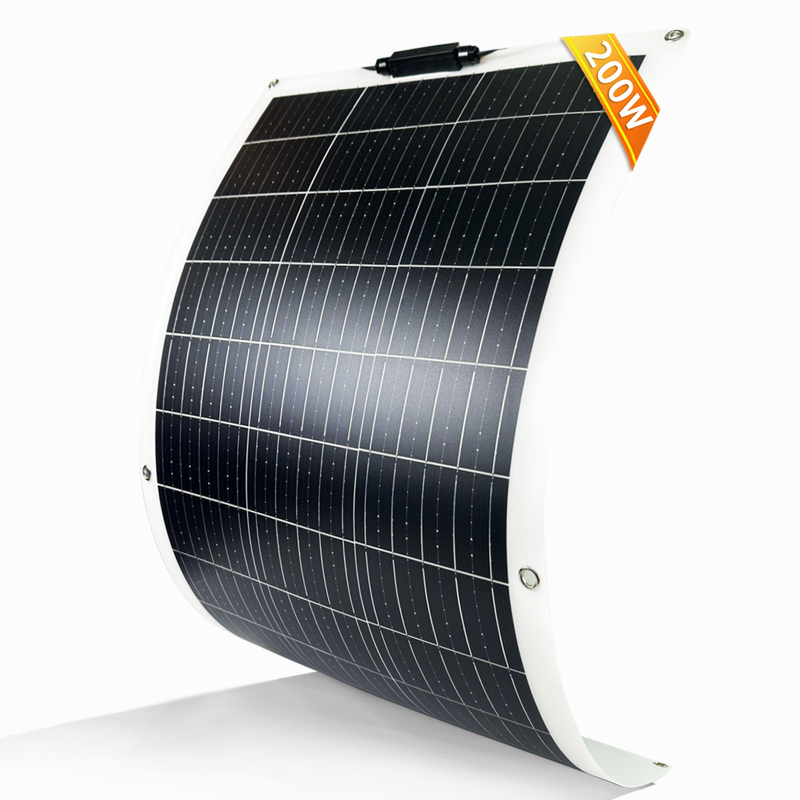 200w Flexible Solar Panel 12v Mono Batterie für Wohnwagen RV Boot Camper Van Shed